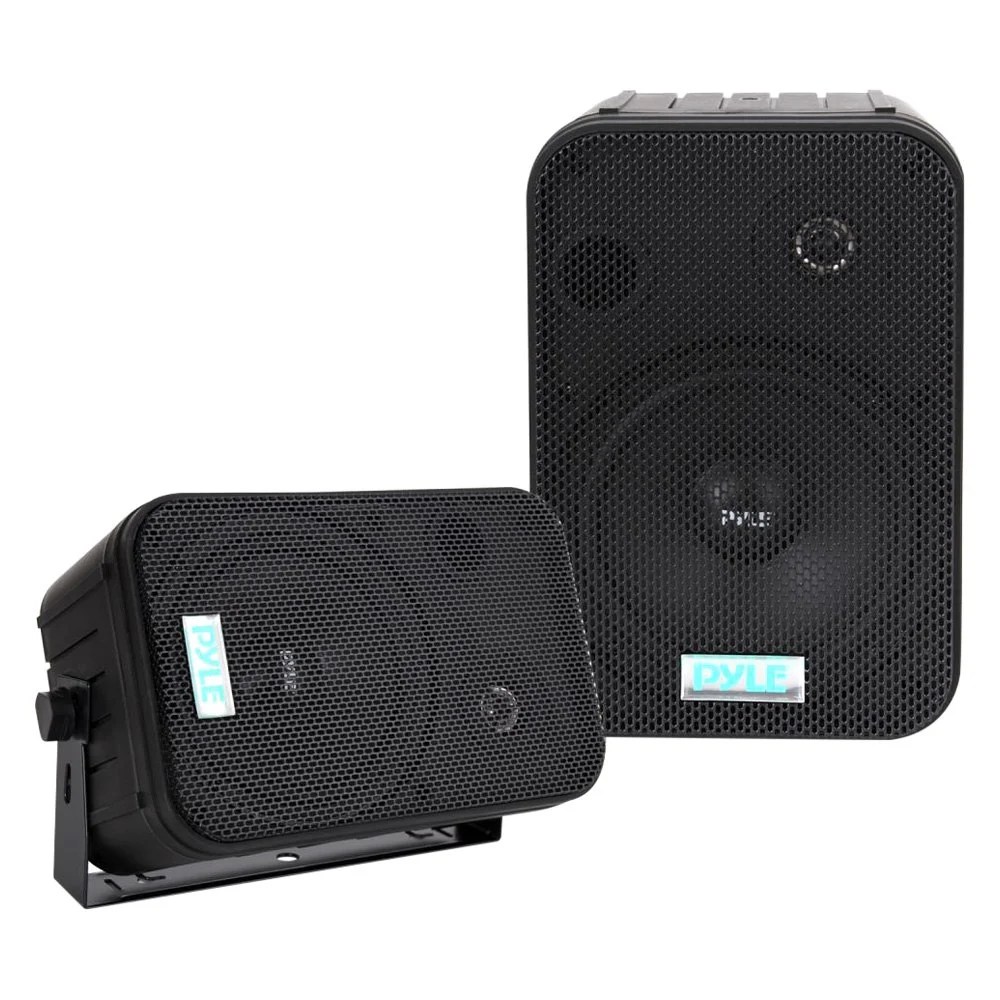 Pyle® PDWR50B Black 6.5" 250/500 W Indoor/Outdoor Waterproof Speakers