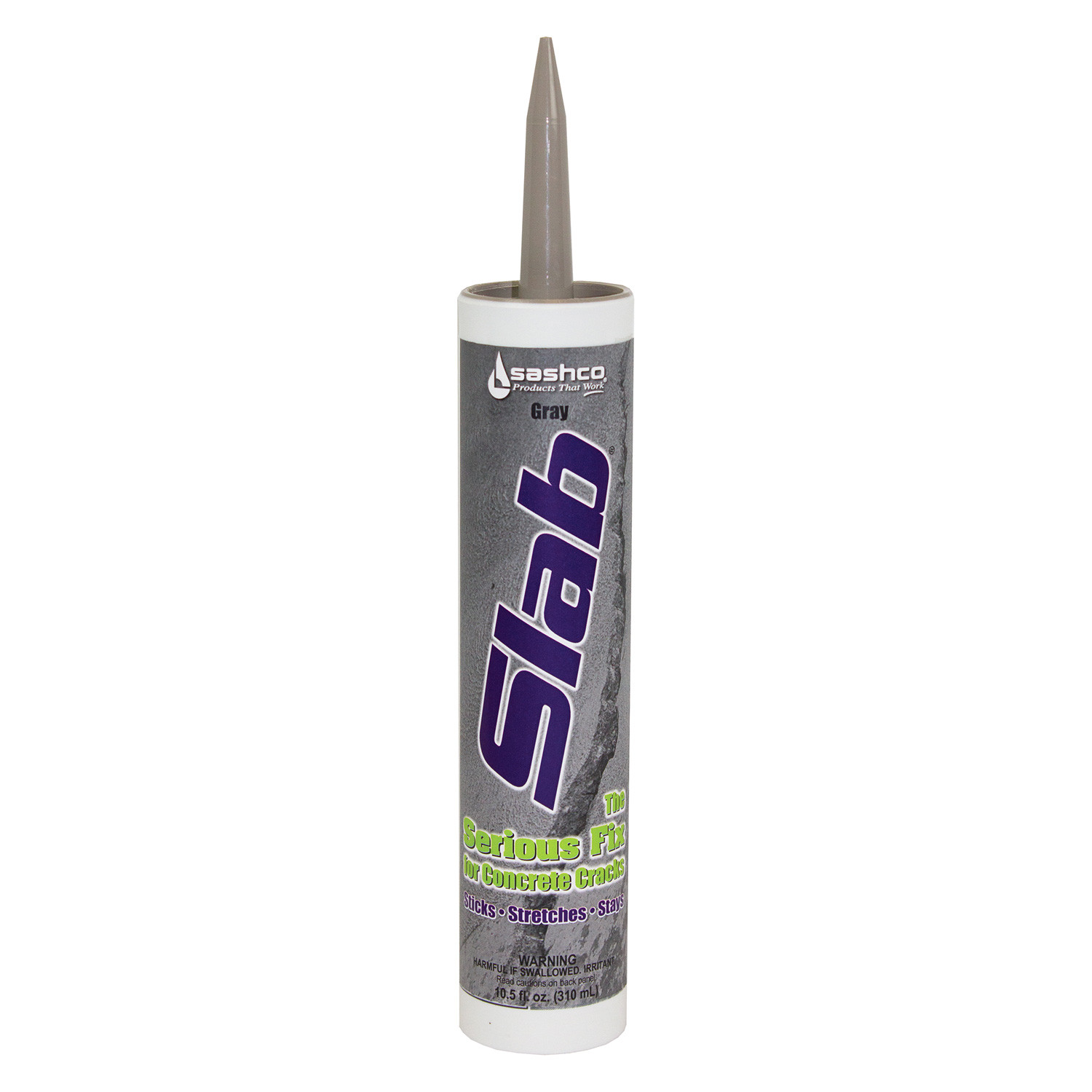 Sashco® 16210 Slab™ Acrylic Latex Concrete Caulk