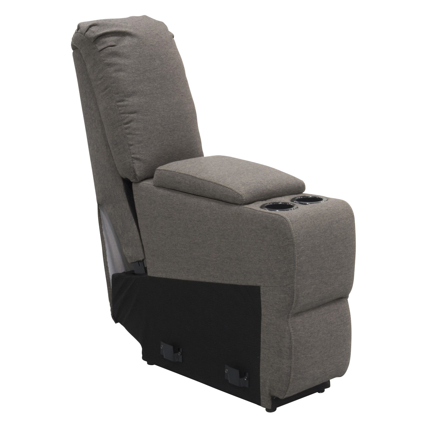 Thomas Payne® 643642 Seismic Dunes Gray Vinyl Theater Seating