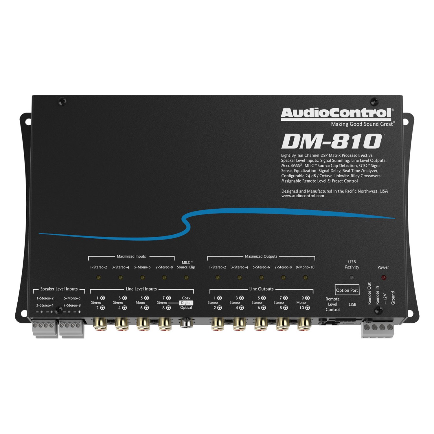 Audio Control® 8410808 DM810 Premium Matrix DSP Processor