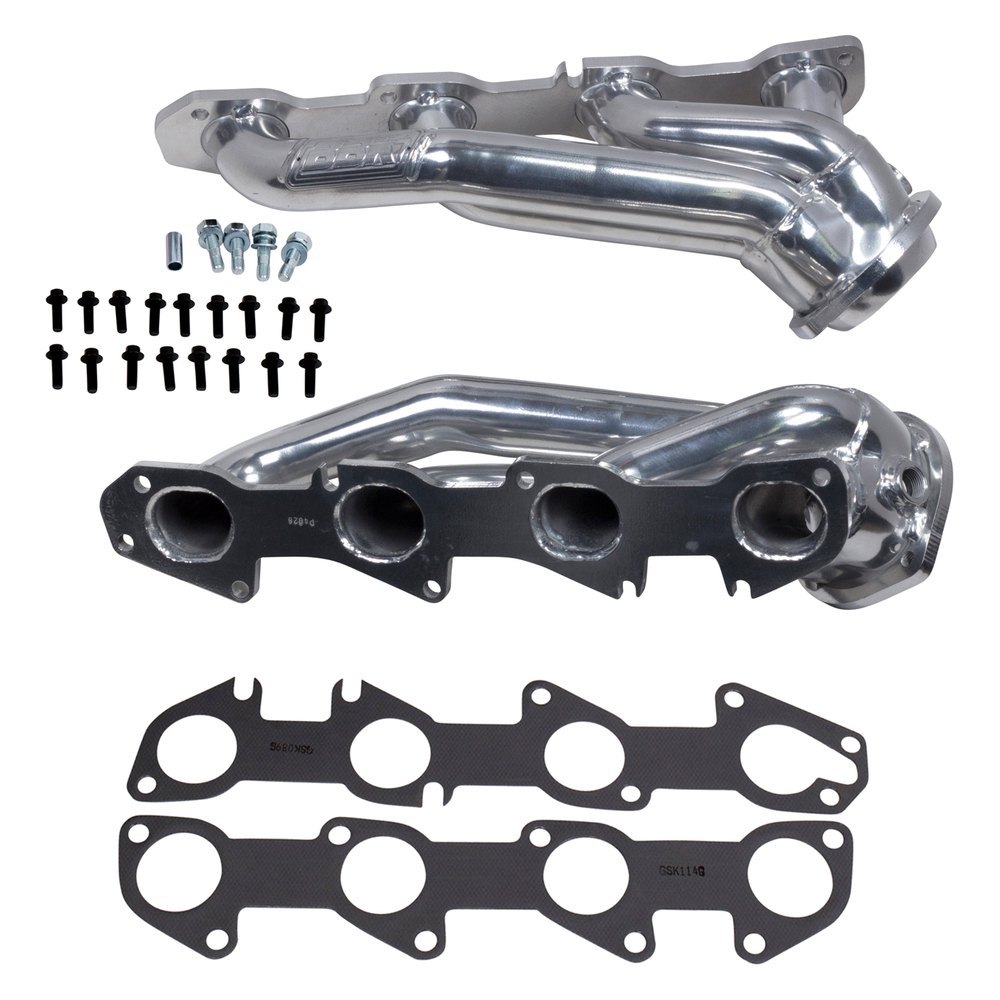 BBK® 40280 Tuned Length Silver Ceramic Coated Short Tube Exhaust Headers