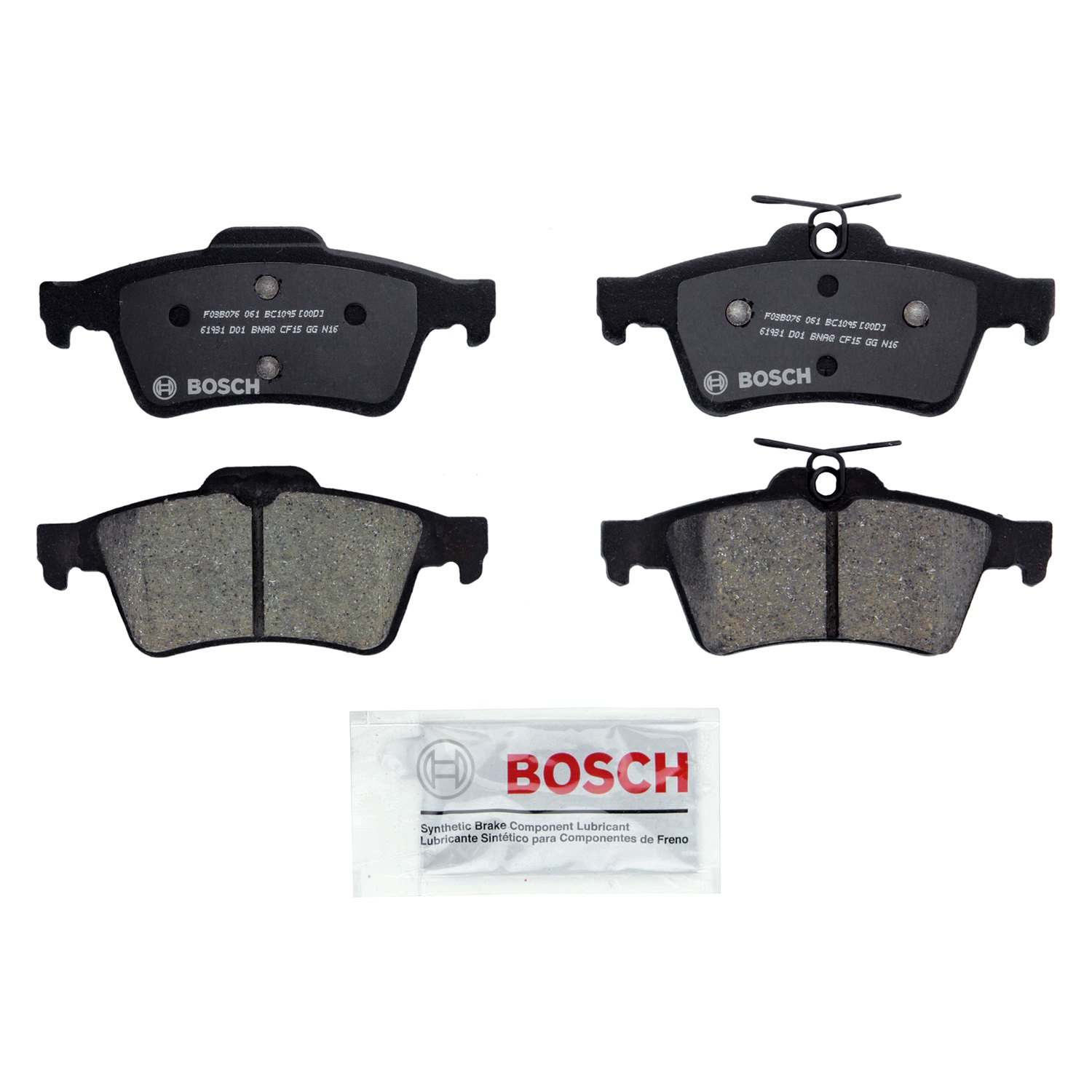 Bosch® BC1095 QuietCast™ Premium Ceramic Rear Disc Brake Pads