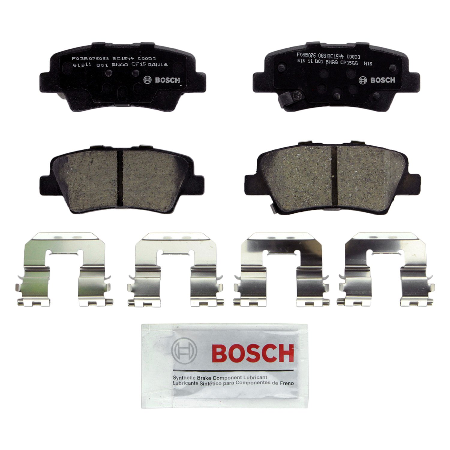 Bosch® BC1544 QuietCast™ Premium Ceramic Rear Disc Brake Pads
