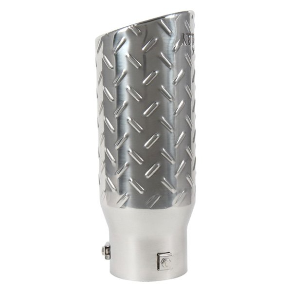 Bully® Diamond Plate Style Round Laser Cut BoltOn Exhaust Tip