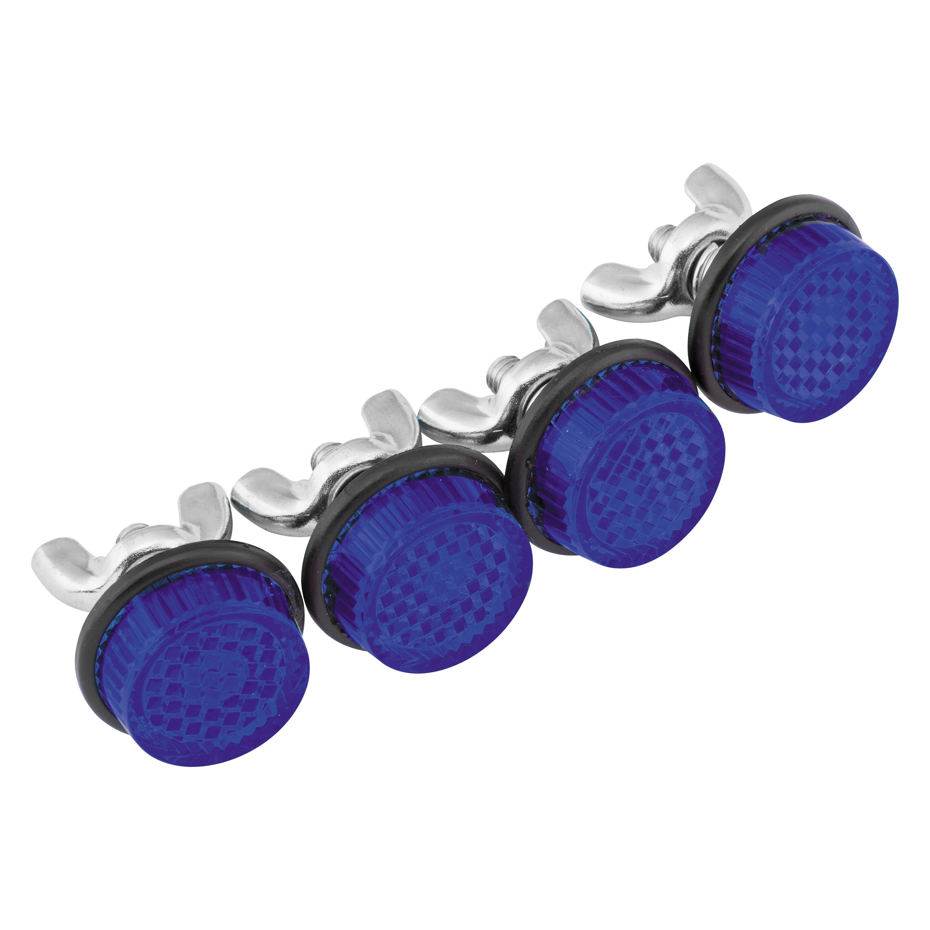 Chris® CH4B Blue License Plate Reflectors