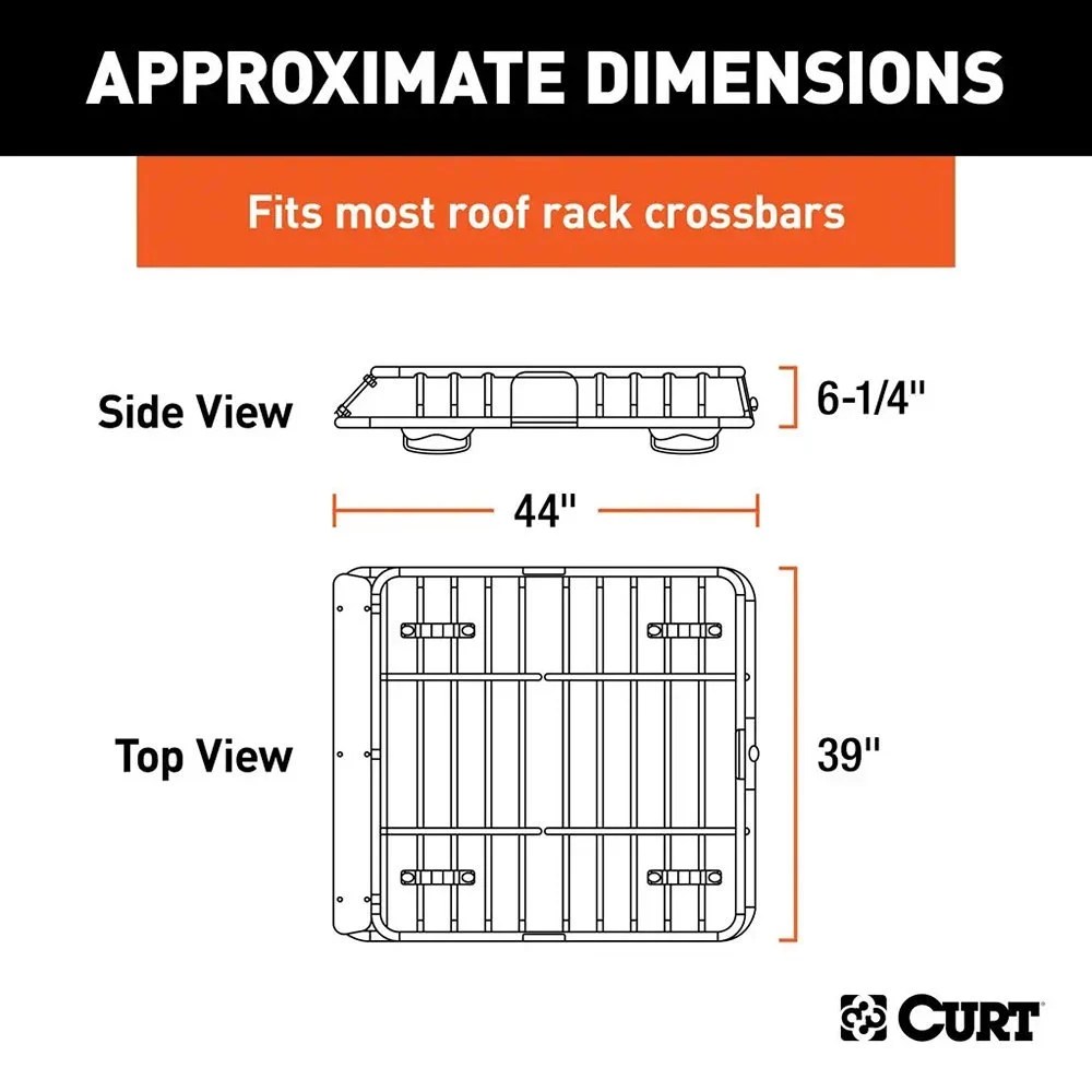CURT® Roof Cargo Basket