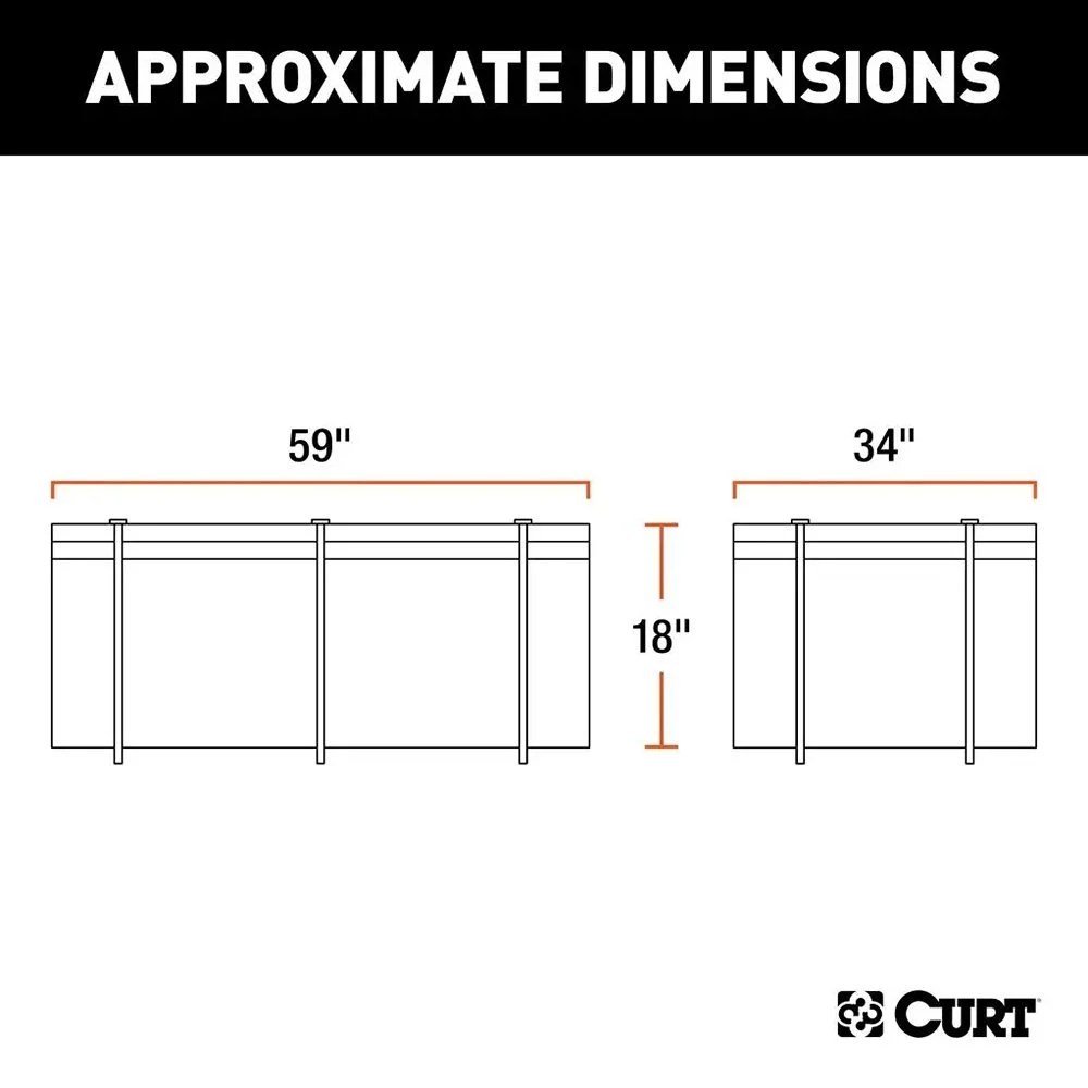 CURT® 18221 Roof Cargo Bag