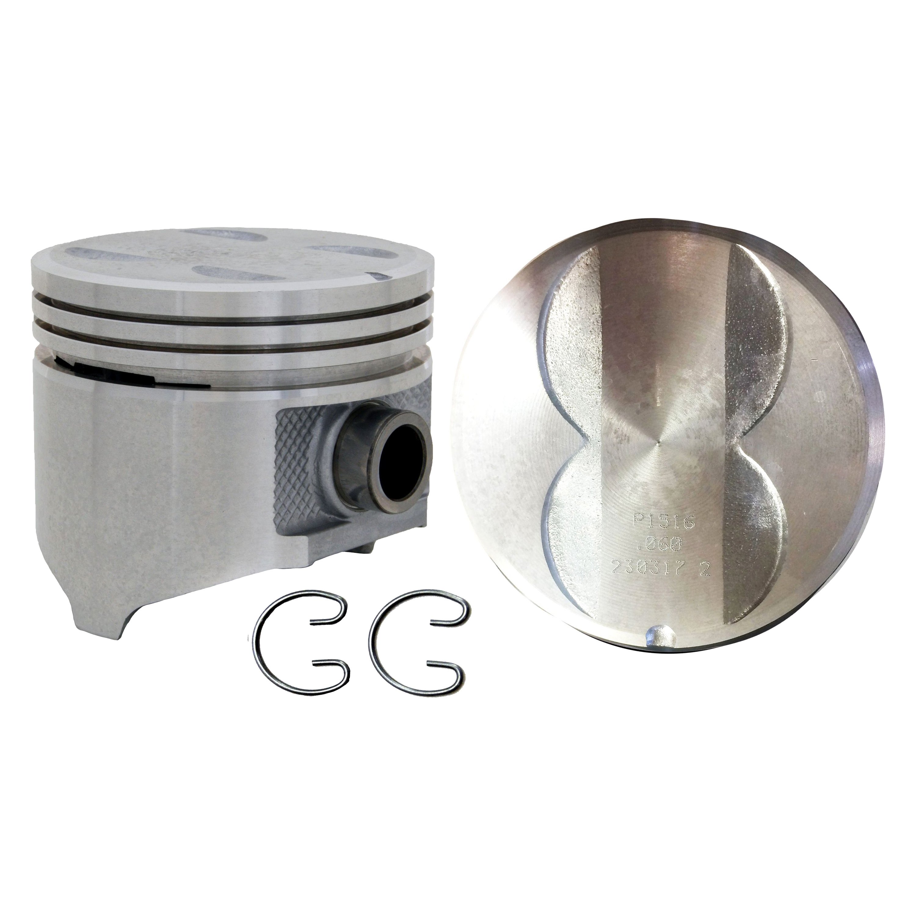 P1516(8)STD Flat Top Engine Piston Set