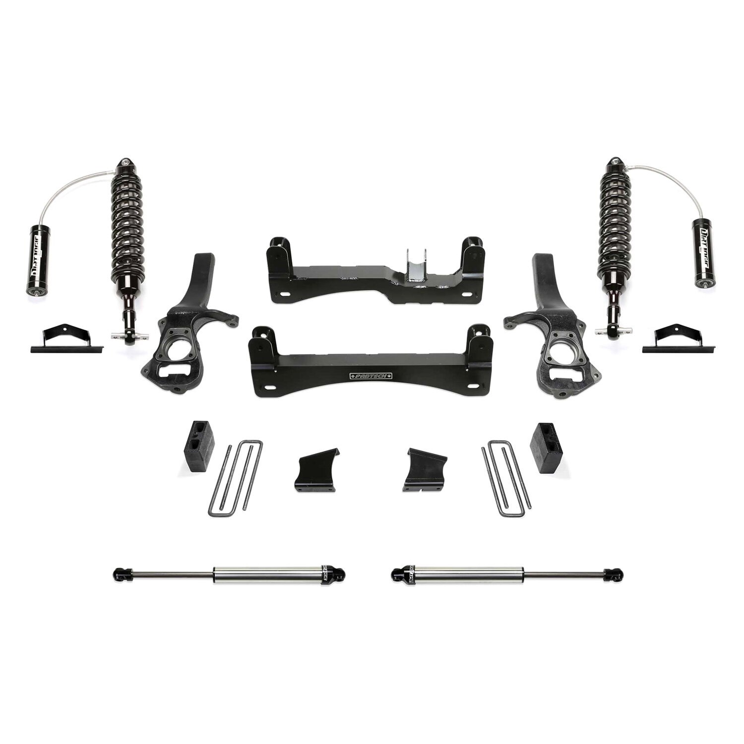 Fabtech® K1194DL - 6" Front and Rear Suspension Lift Kit