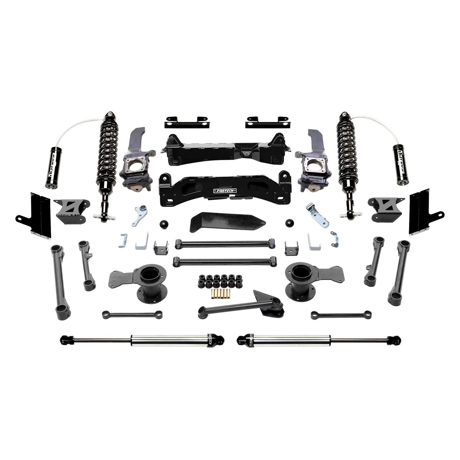 Fabtech® K7061DL 6" Performance Front and Rear Suspension Lift Kit