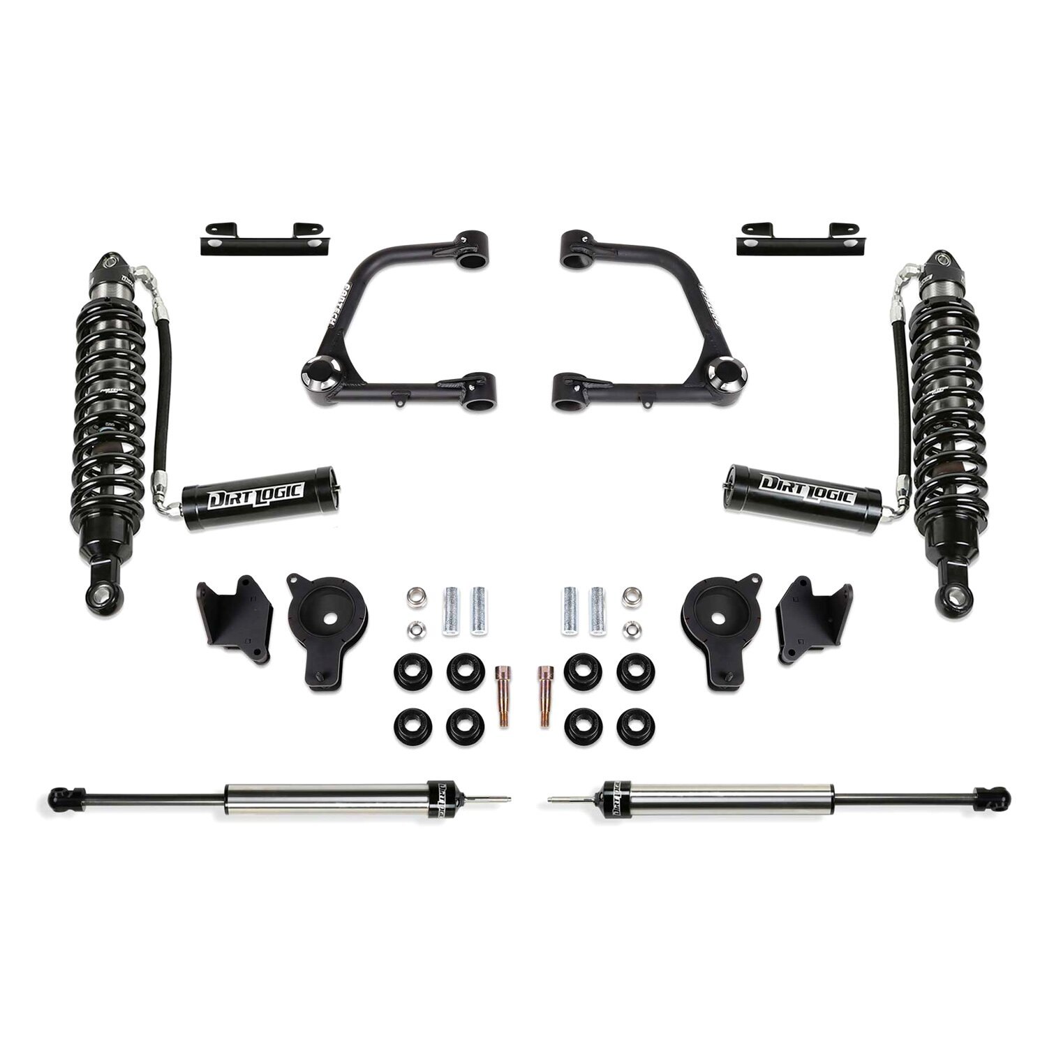 Fabtech® K7091DL 3" Uniball UCA Front and Rear Suspension Lift Kit