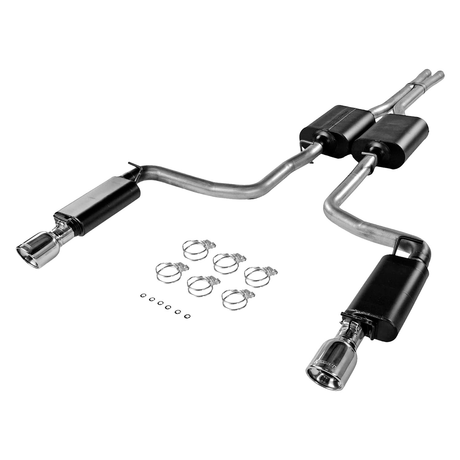 Flowmaster® Chrysler 300C Base 2006 Force II™ Aluminized Steel Cat