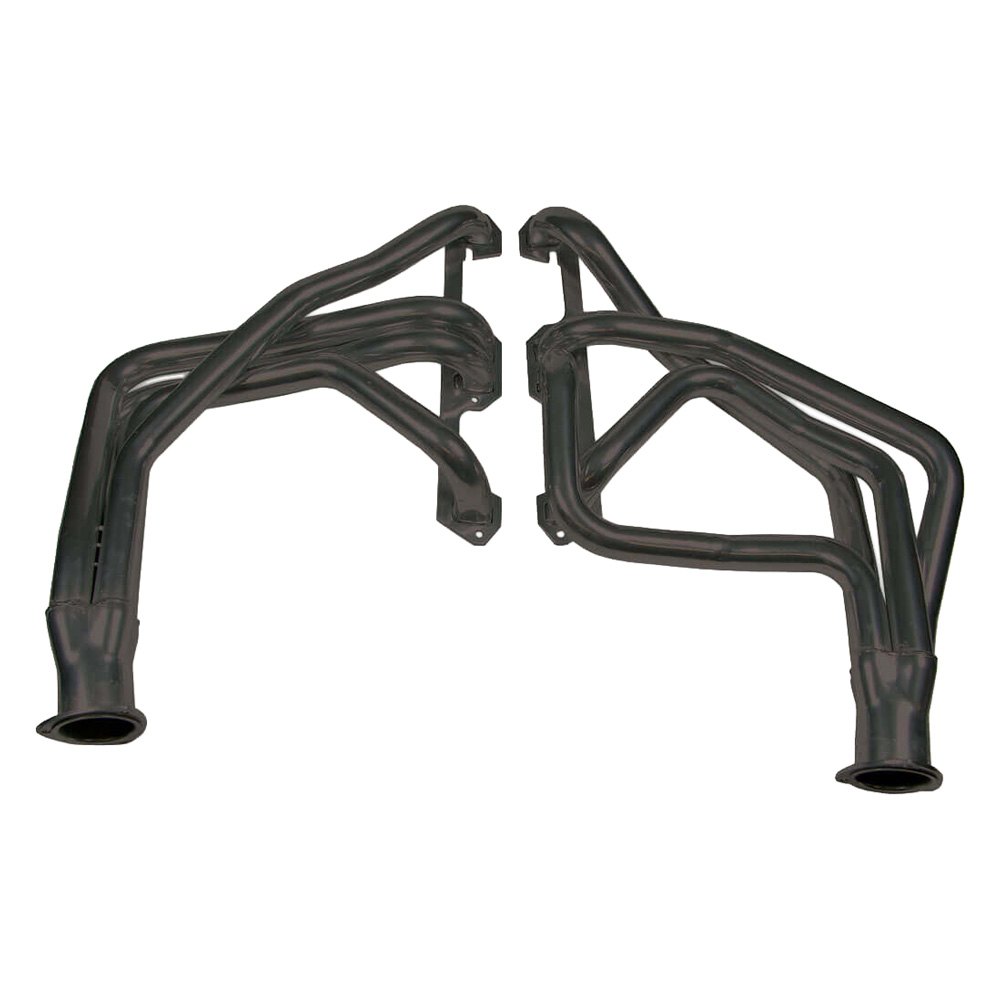 Flowtech® Dodge DW Pickup 1981 Mild Steel Long Tube Exhaust Headers