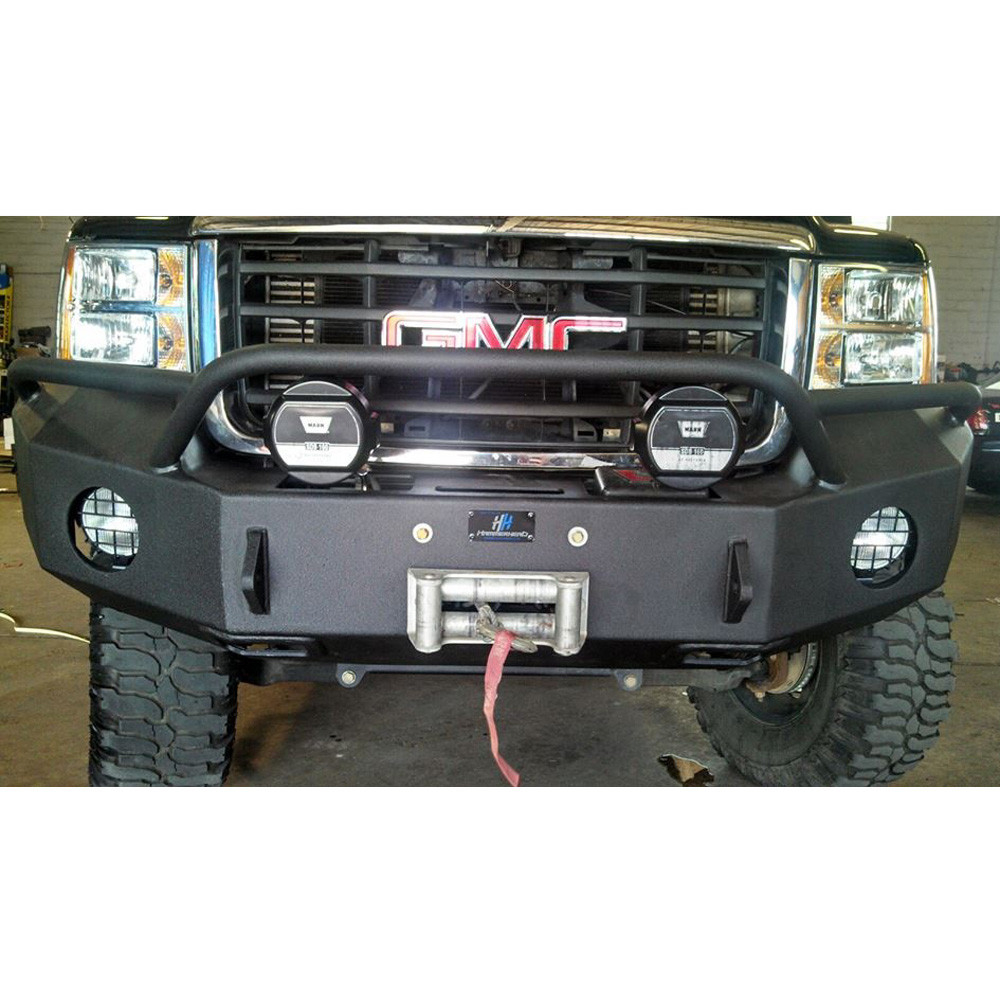 Hammerhead® GMC Sierra 2500 2009 Full Width Black Front Winch HD