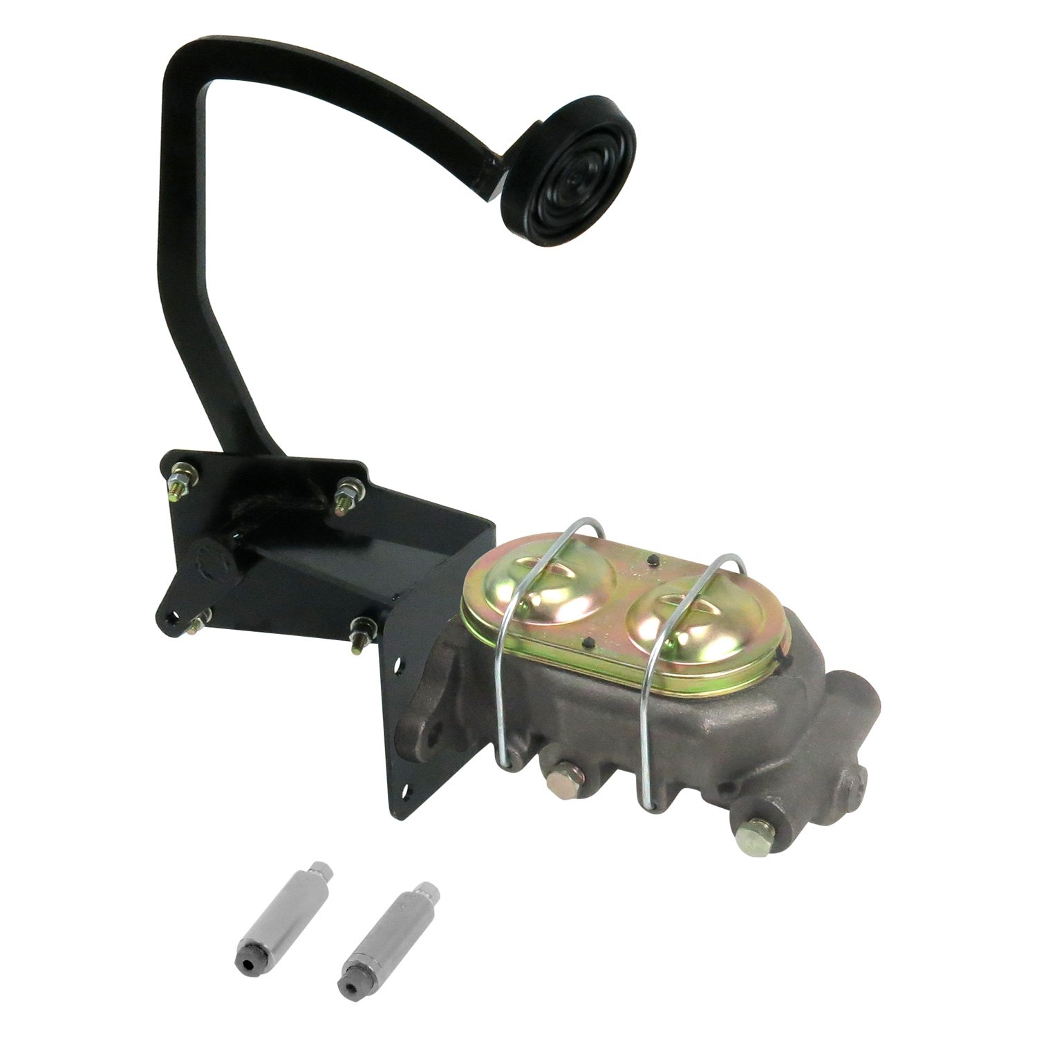 Helix® HEXPKA77EE2 Manual Brake Pedal Kit with Round Black Pad