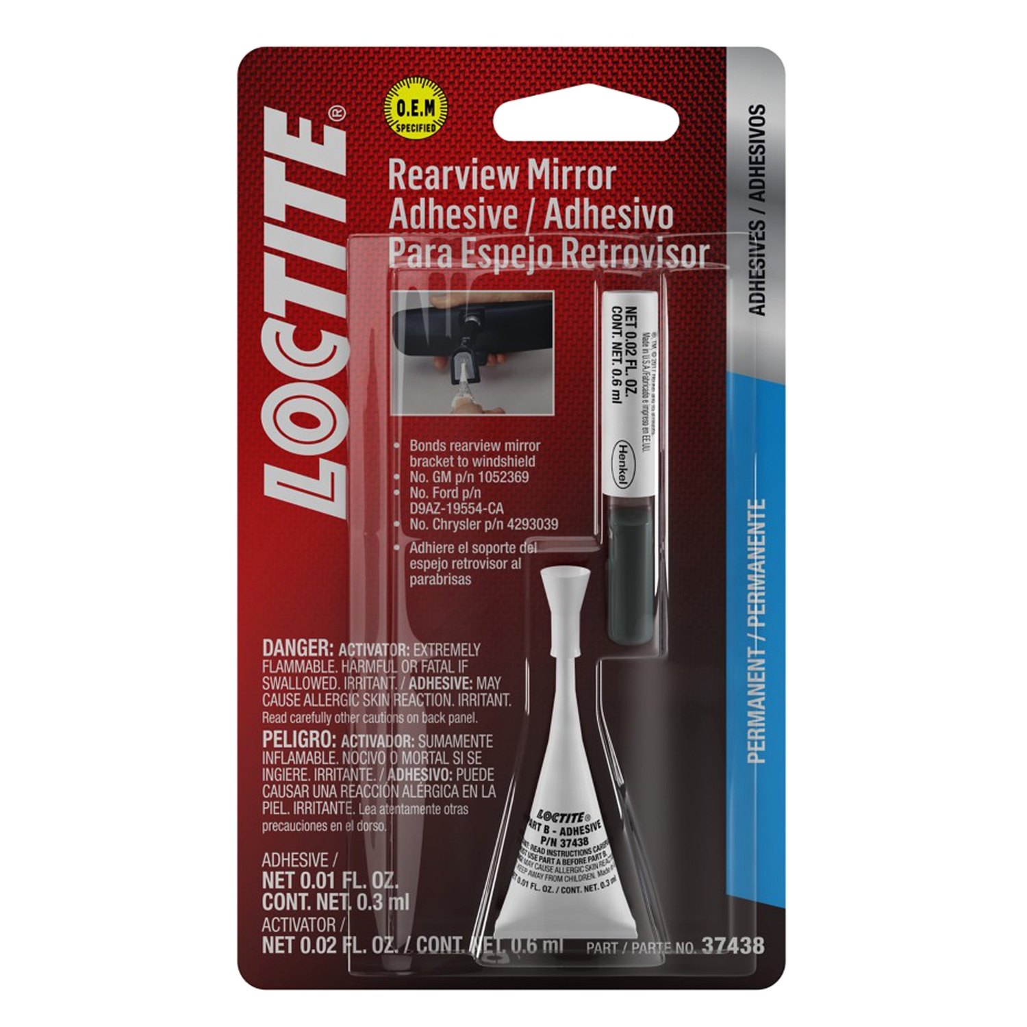 Loctite® 487865 Rearview Mirror Adhesive Kit