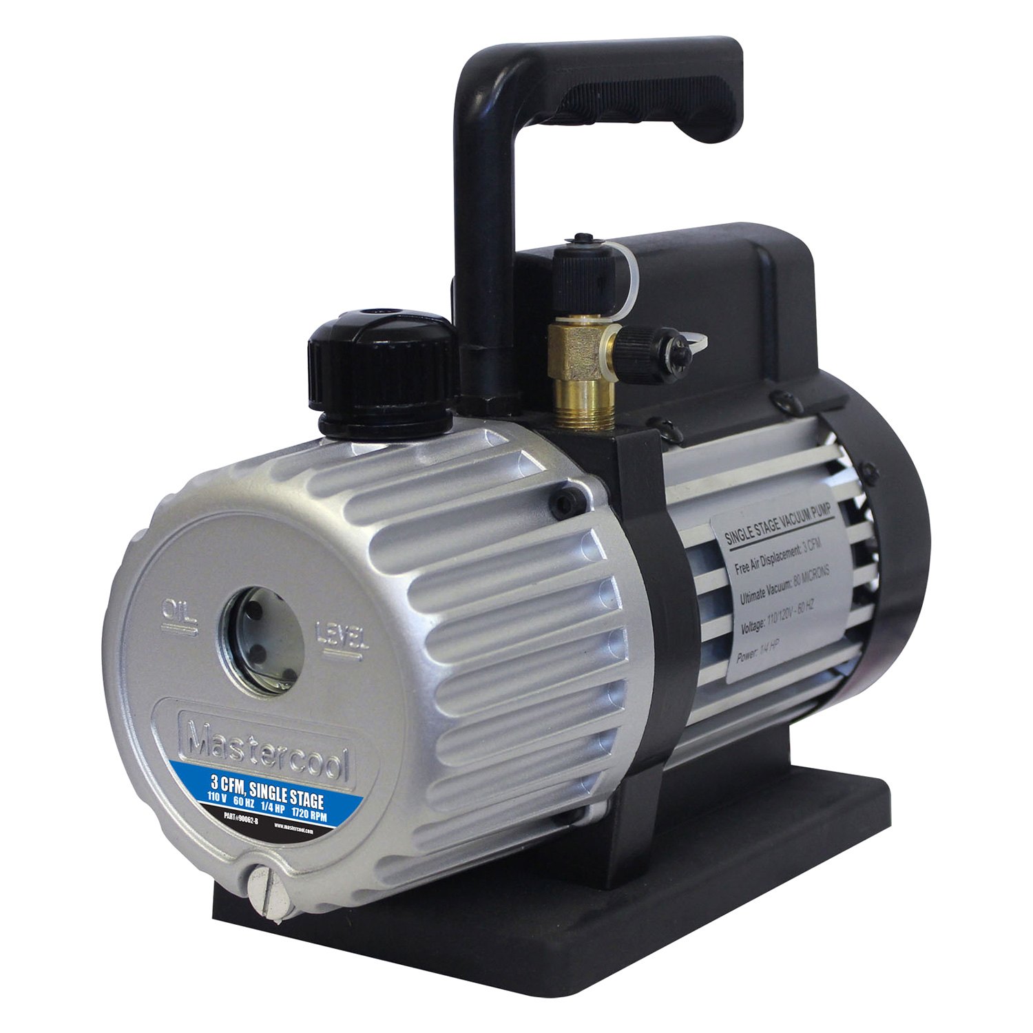 Mastercool® 90062B 3 CFM Single Stage Vacuum Pump