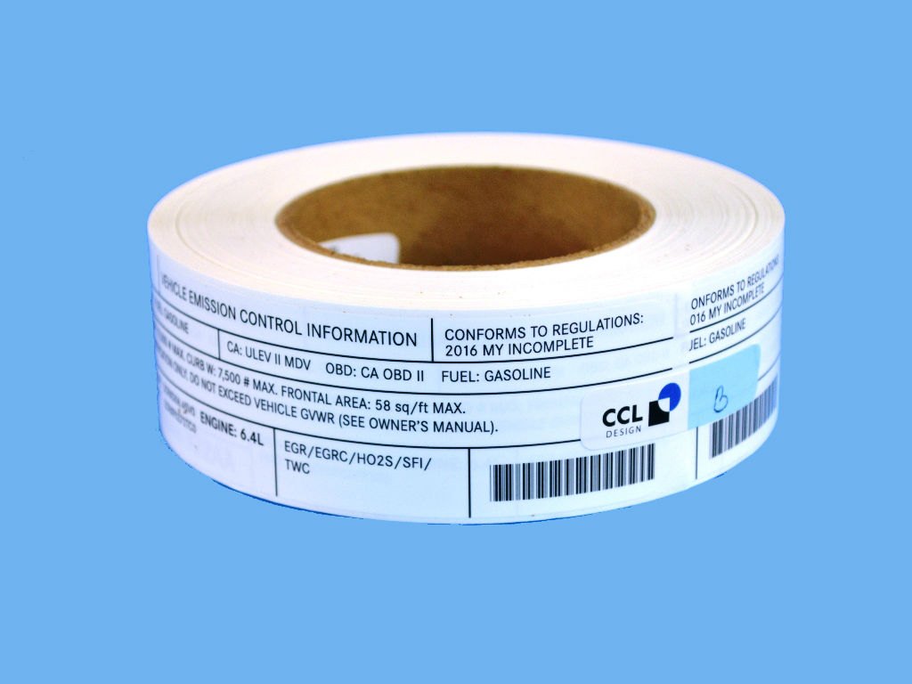 Mopar® 47480522AA Vehicle Emission Control Information Label