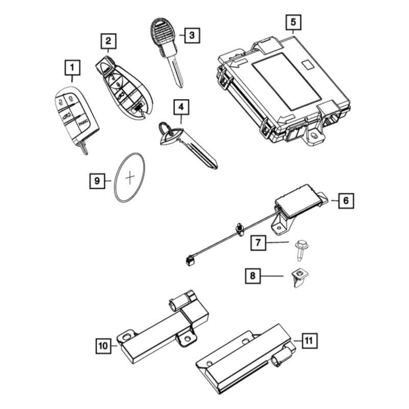 Mopar® 56046804AI Keyless Entry Receiver