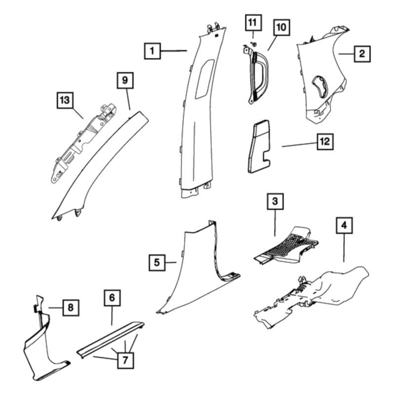 Mopar® Quarter Panel Insulator