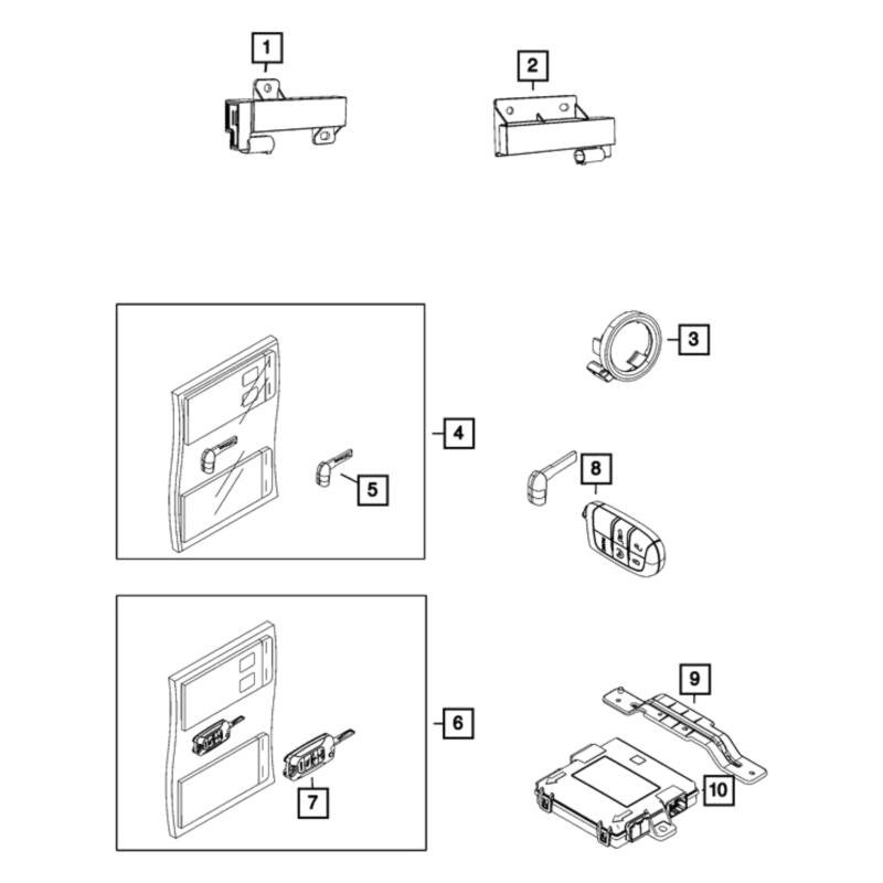 Mopar® 68385479CP Keyless Entry Transmitter