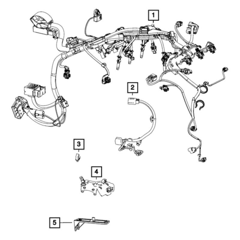 Mopar® 68490093AA Jumper Wiring