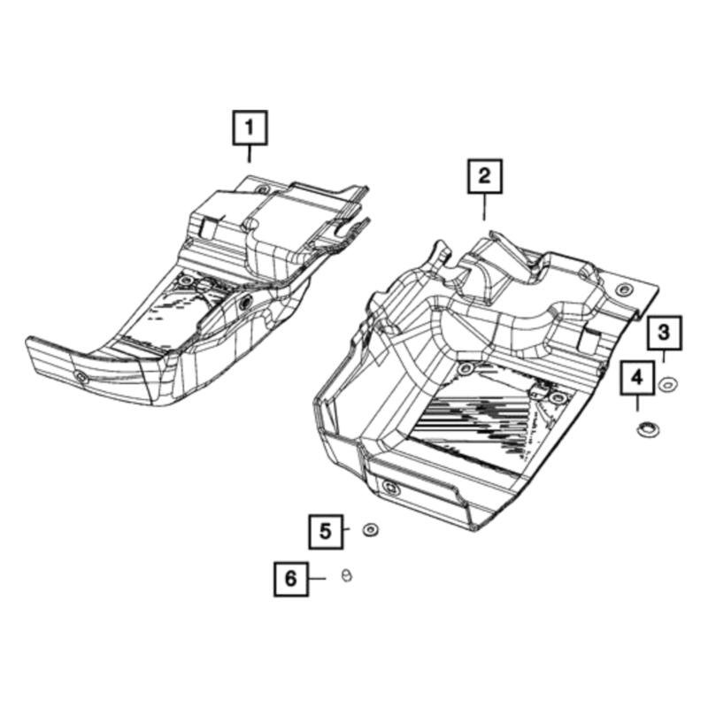 Mopar® Jeep Gladiator 2022 Front Passenger Side Truck Bed Cargo