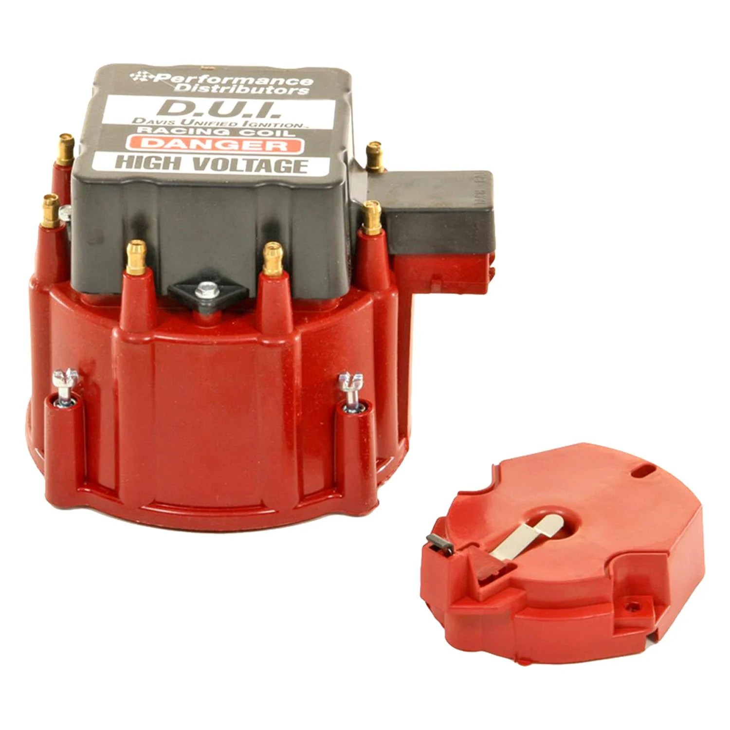 Performance Distributors® 121000RD DUI/HEI Race Coil Kit (Ford Small