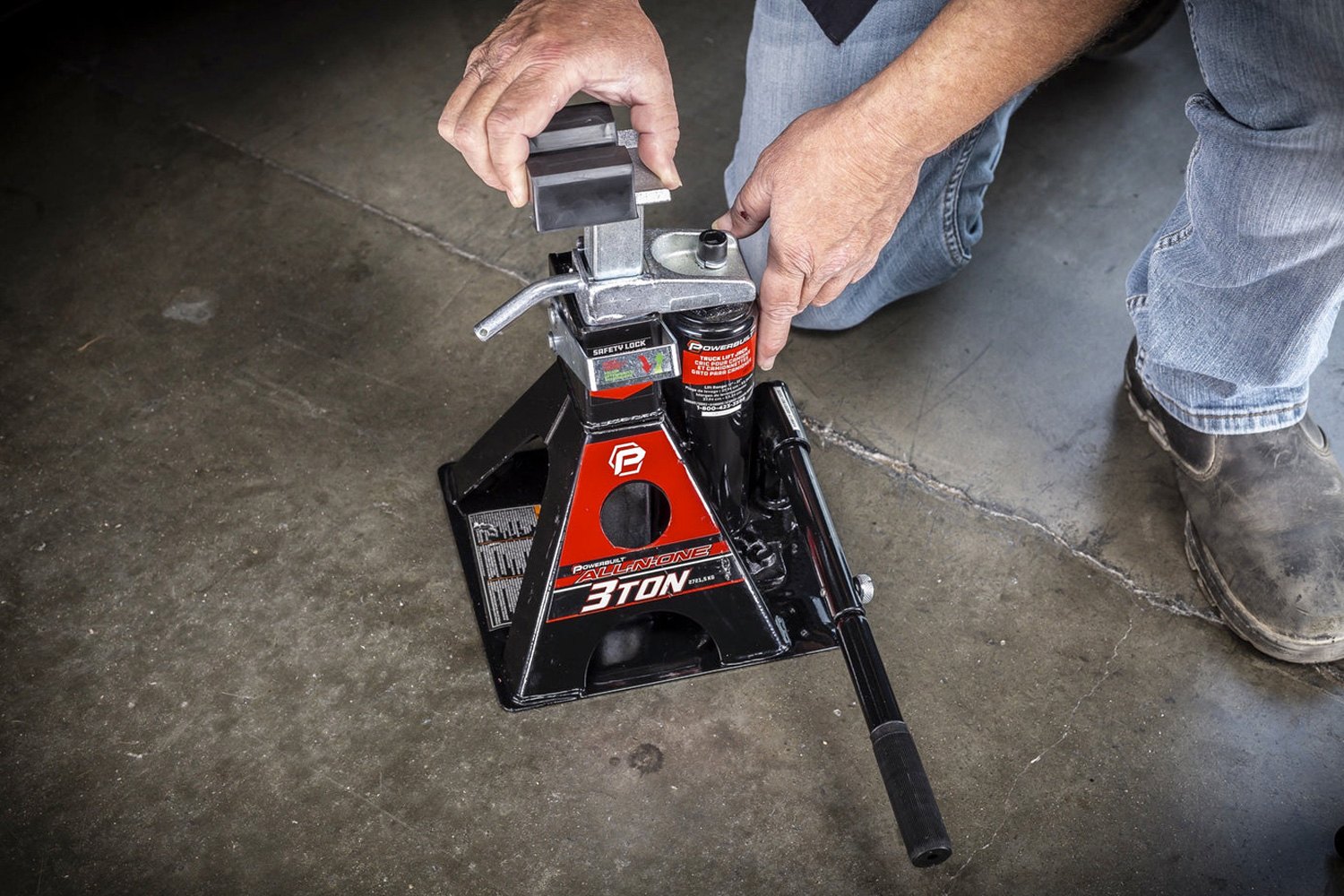 Powerbuilt® 240337 AllinOne Unijack Pinch Weld Saddle Adapter