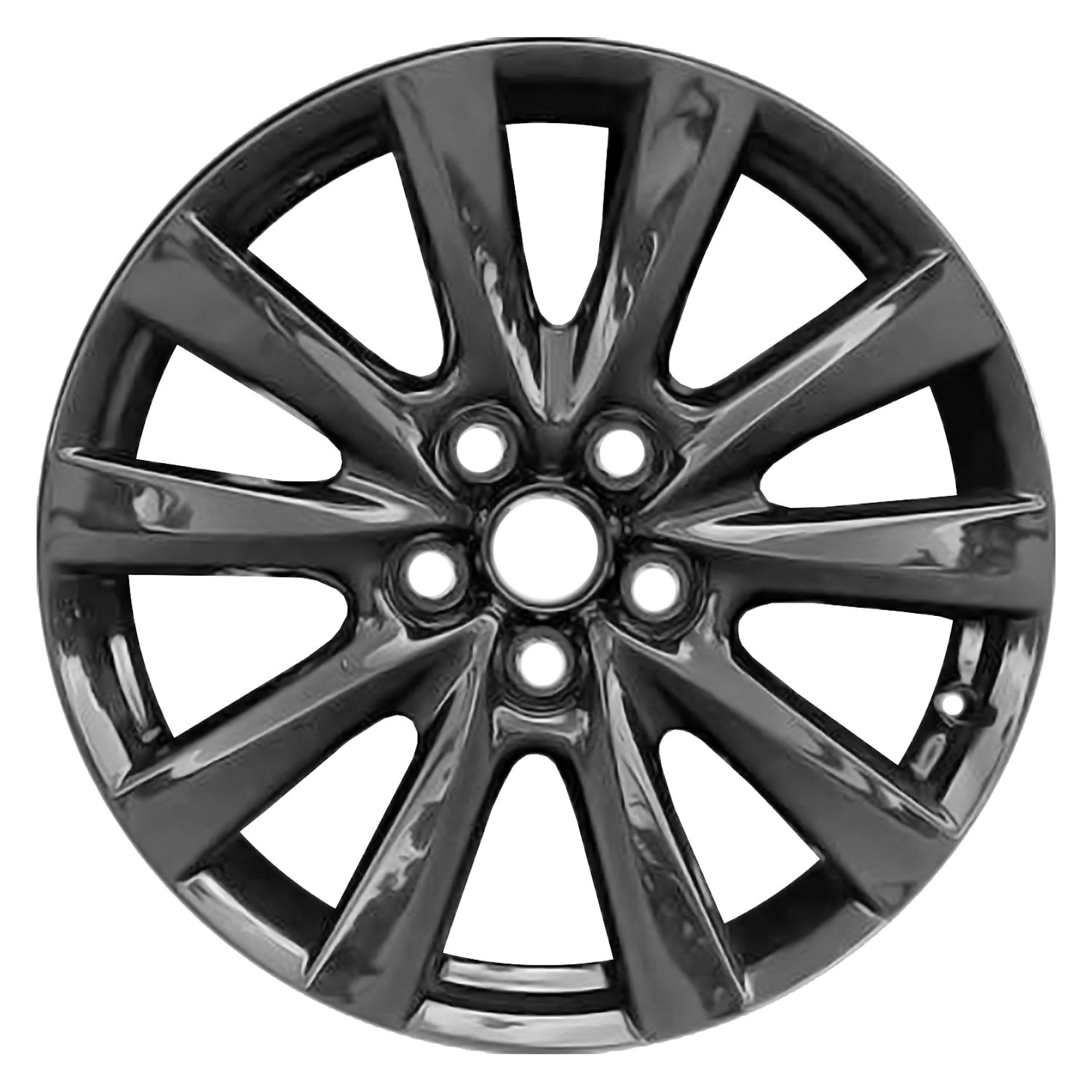 Replace® ALYMX048U45 10Spoke Painted Gloss Black 18x7 Alloy Factory