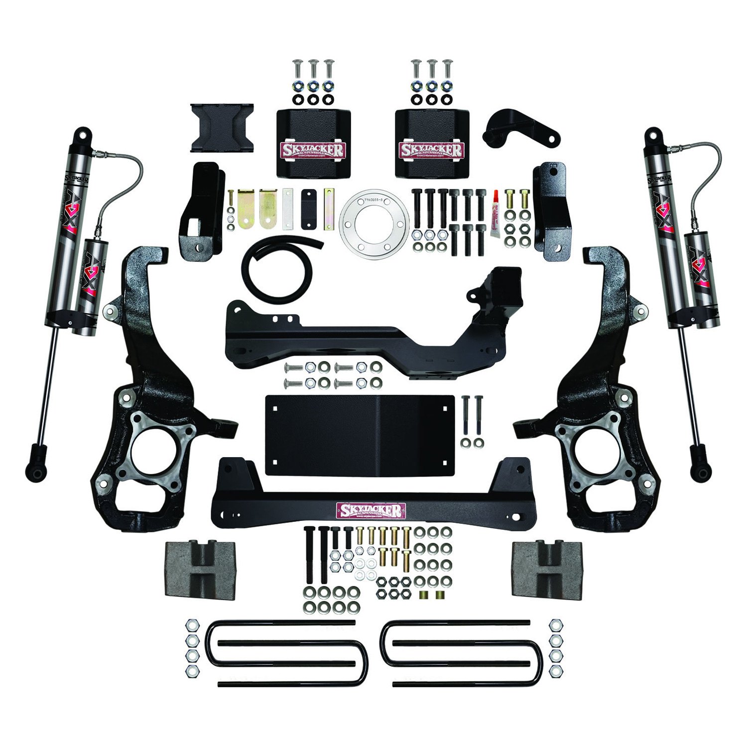 Skyjacker® F2160BKX 6" Front and Rear Suspension Lift Kit