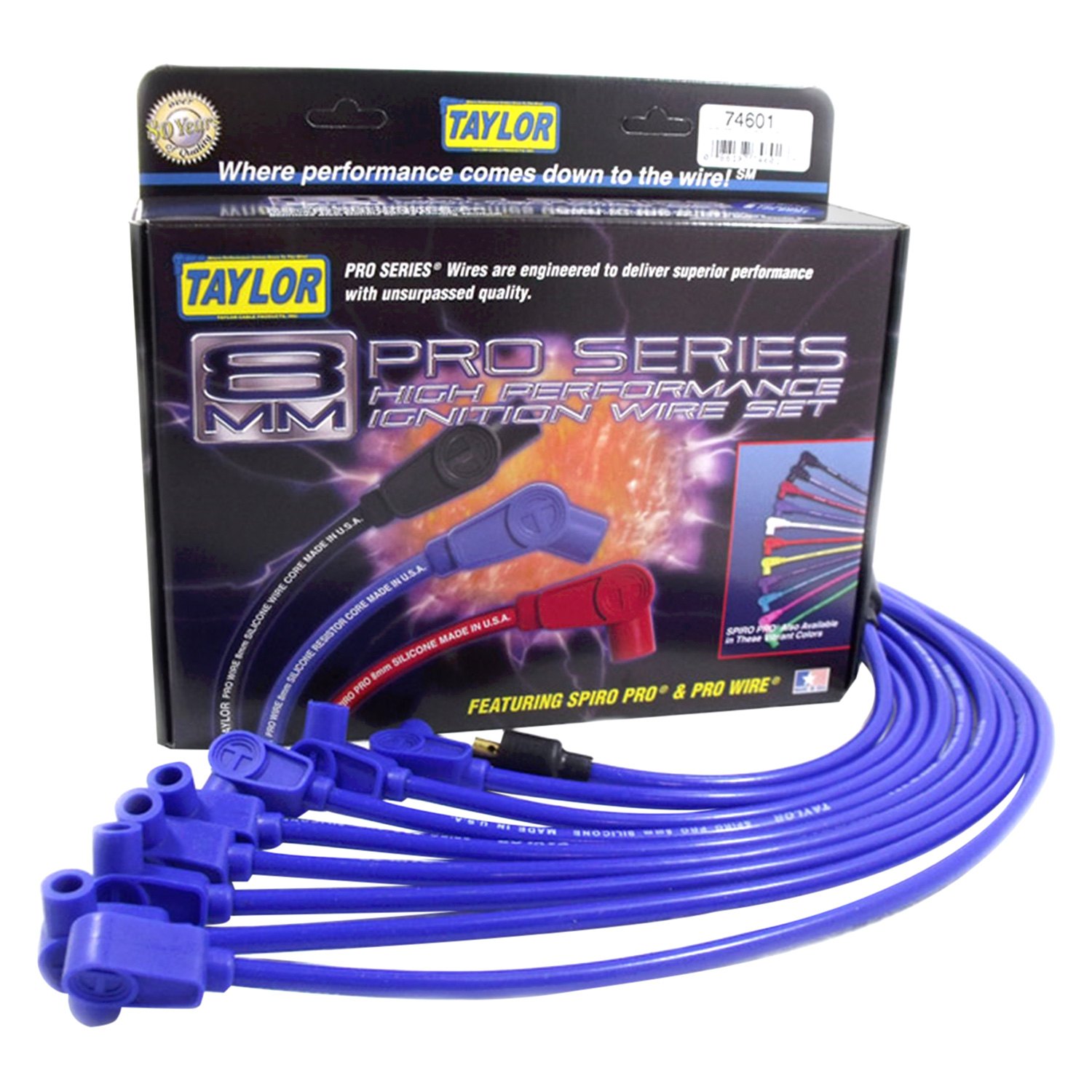 Taylor Cable® SpiroPro™ 8mm Ignition Wire Set