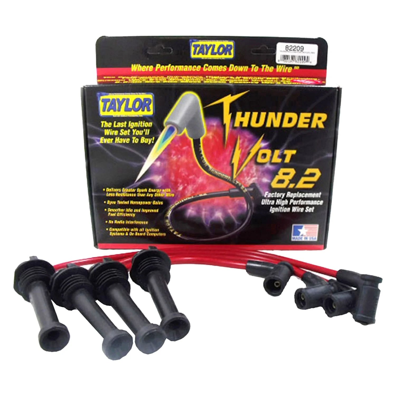 Taylor Cable® 82209 ThunderVolt™ 8.2mm Ignition Wire Set