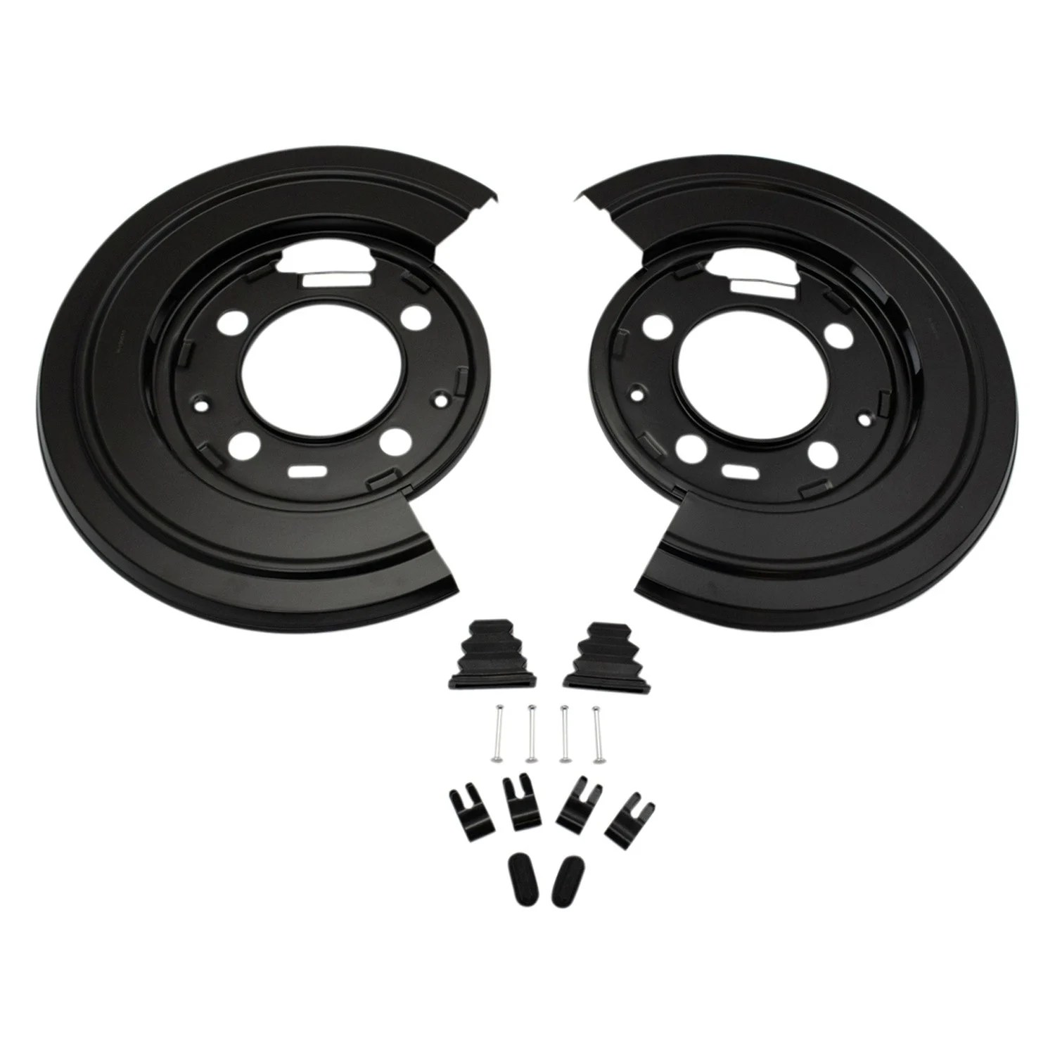 TRQ® BCA93589 Rear Brake Backing Plates