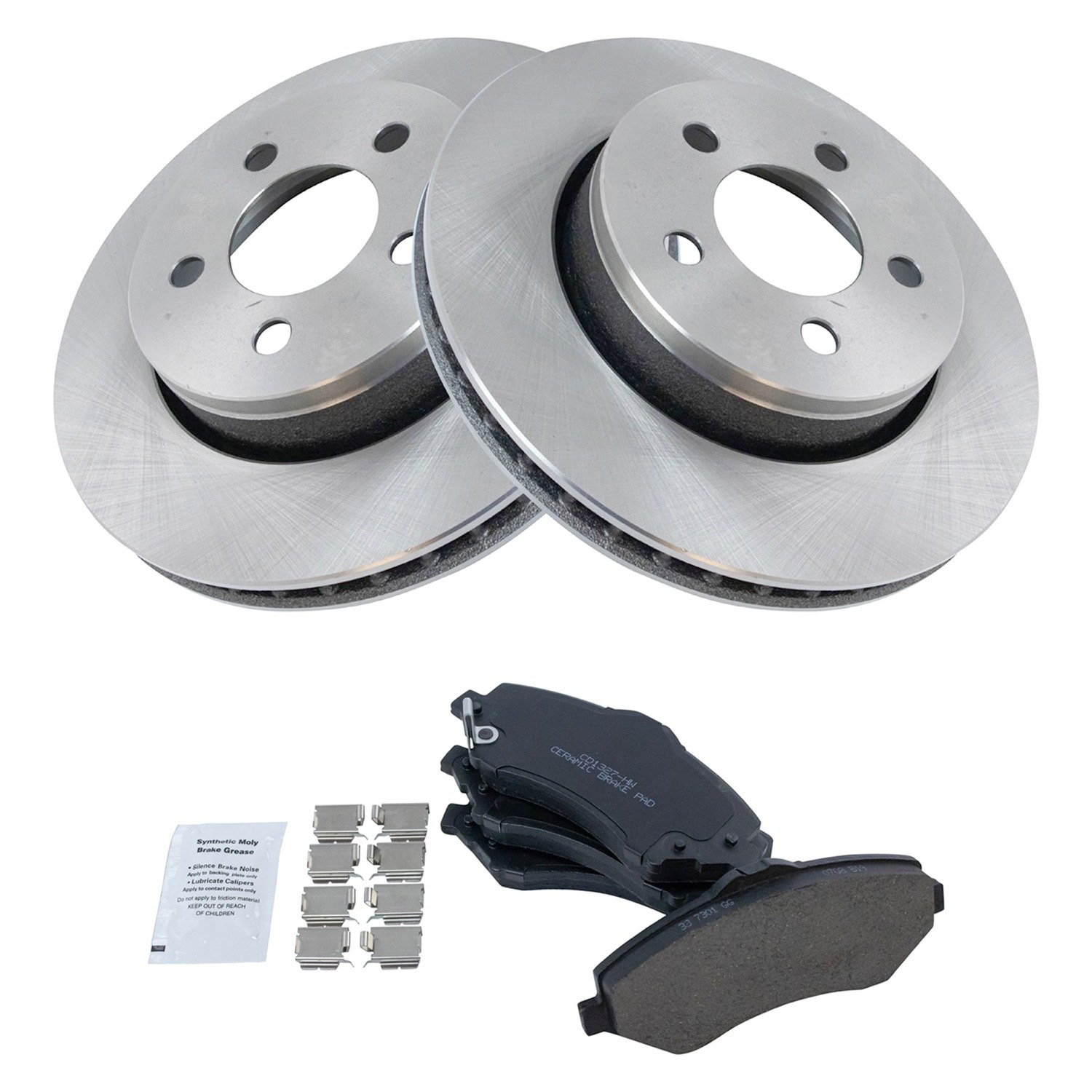 TRQ® Jeep Liberty with 302mm (11.88") Rotors and without Heavy Duty
