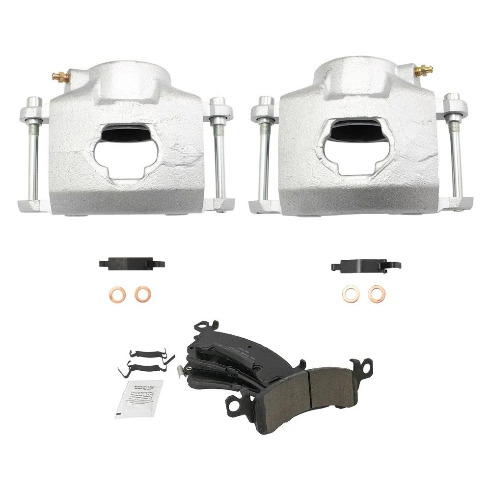 TRQ® CLA35405 Front Disc Brake Calipers with Ceramic Pads