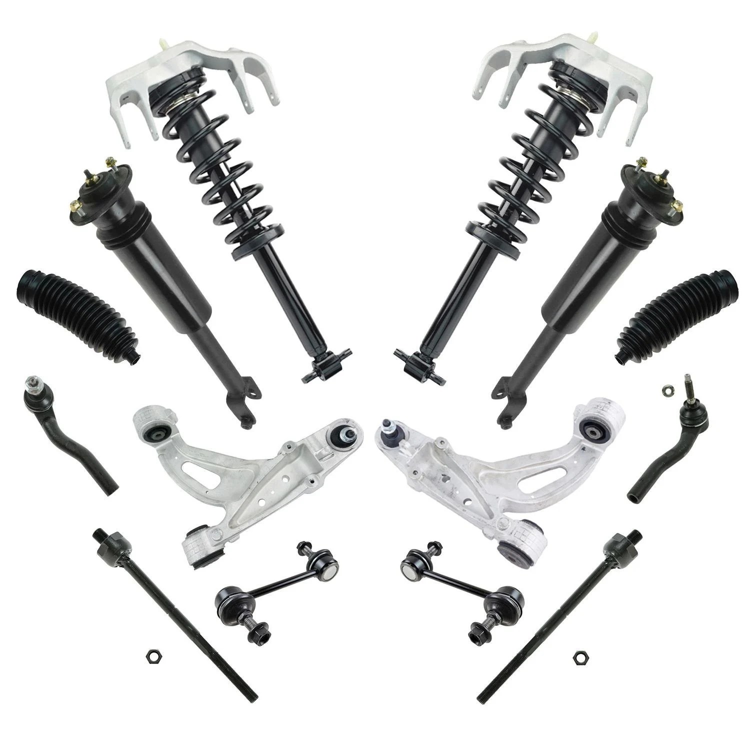 TRQ® Cadillac CTS / CTSV 2004 Front and Rear Strut and Suspension Kit