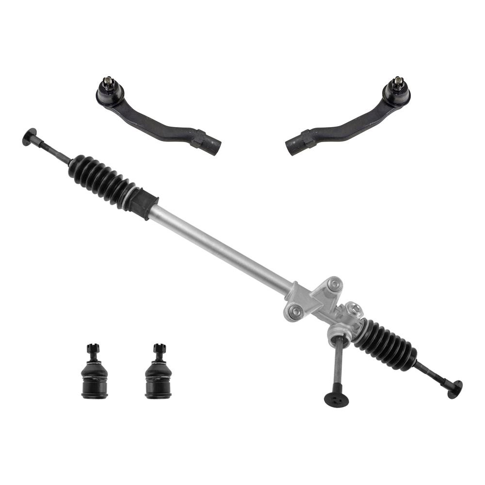 TRQ® PSA63523 Front Rack and Pinion Assembly and Suspension Kit
