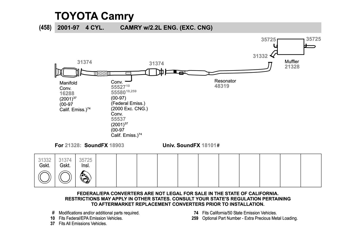 2000 camry exhaust system diagram - Png Loyce