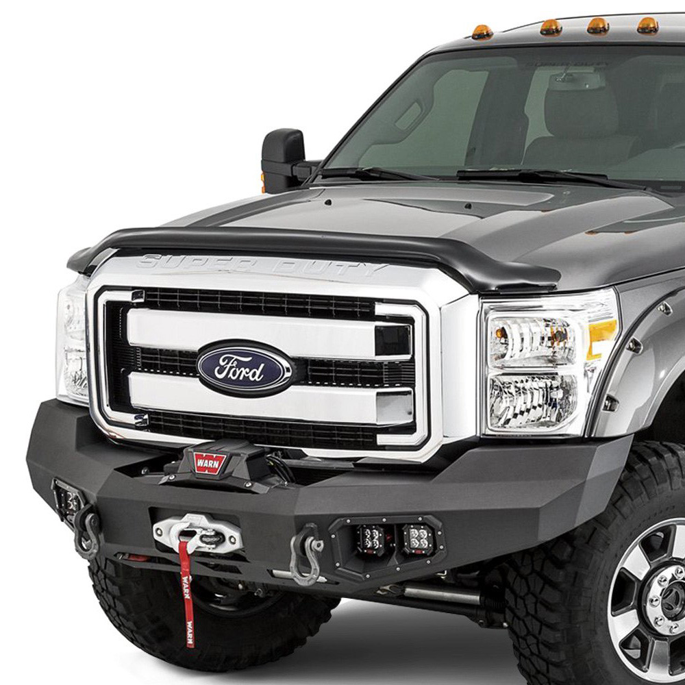 WARN® Ford F350 Super Duty 2011 Ascent Full Width Black Front Winch