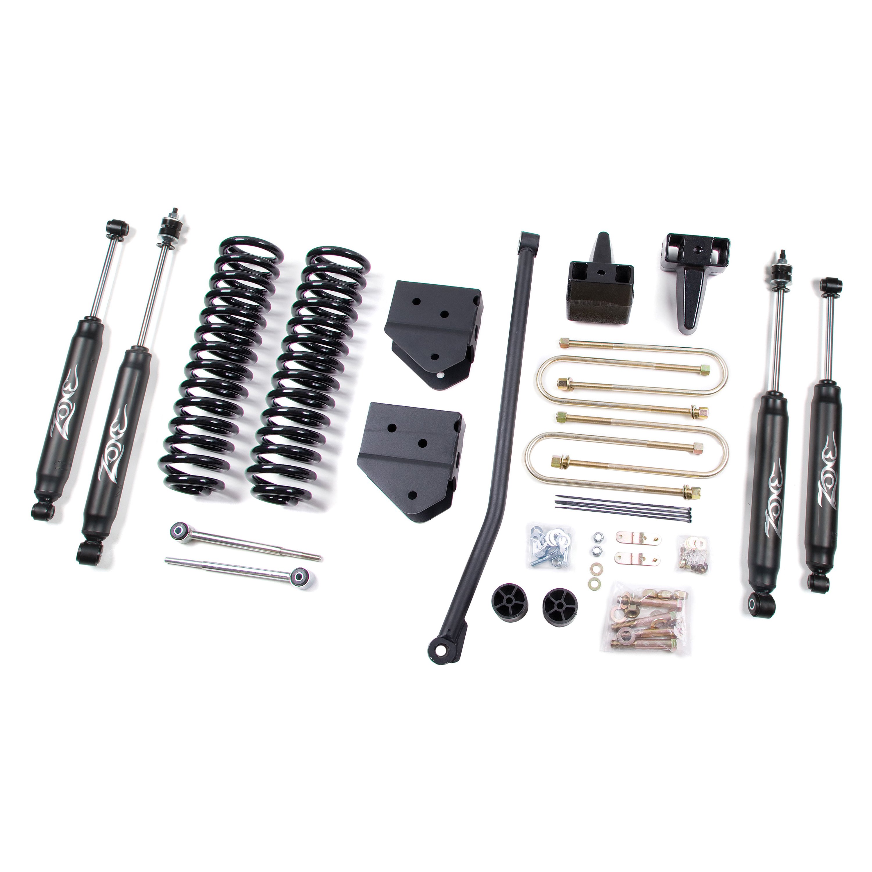 Zone Offroad® F5N 4" x 5" Front and Rear Suspension Lift Kit