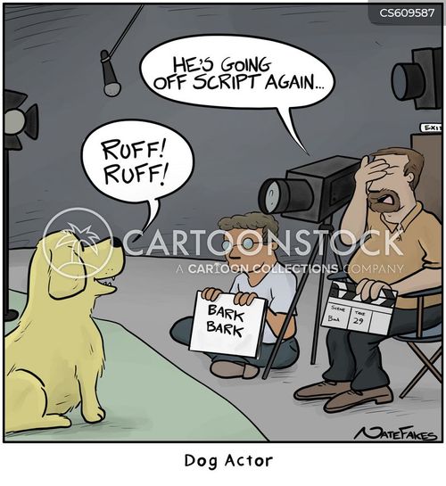 Going Off Script Cartoons and Comics funny pictures from CartoonStock