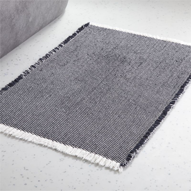 CB2Alex Reversible Black/White Bath Mat DailyMail