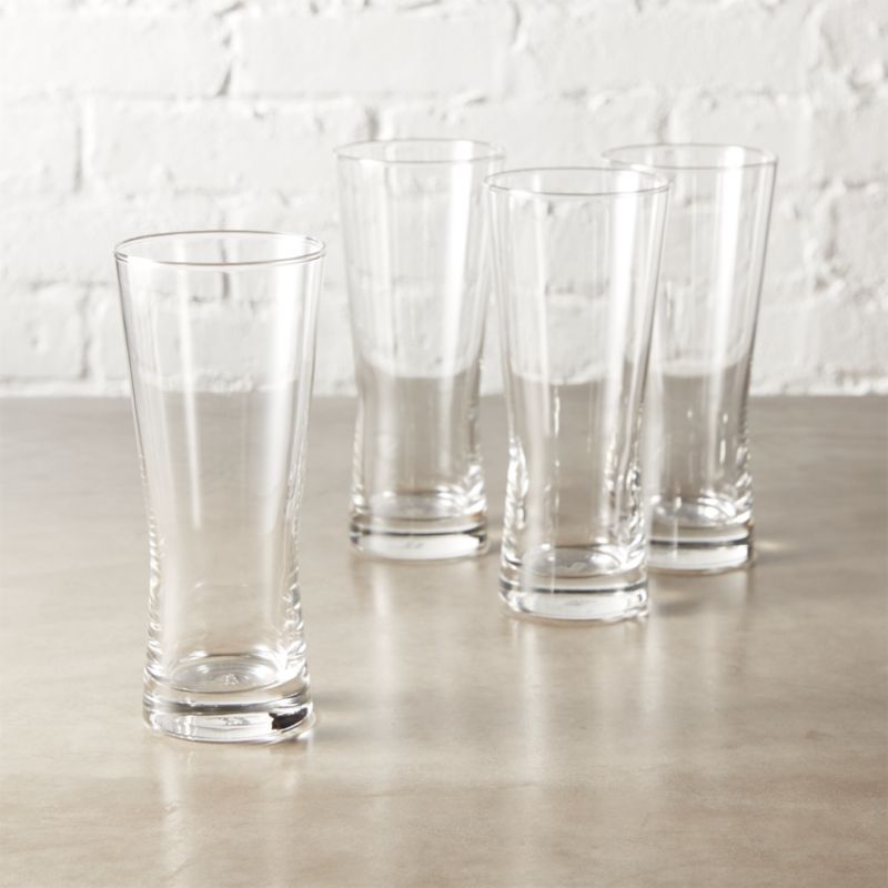set of 4 corset beercocktail glasses CB2