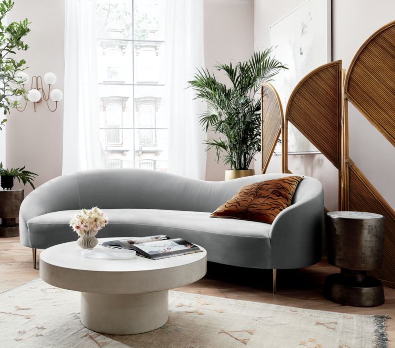 Fan Natural Rattan Room Divider