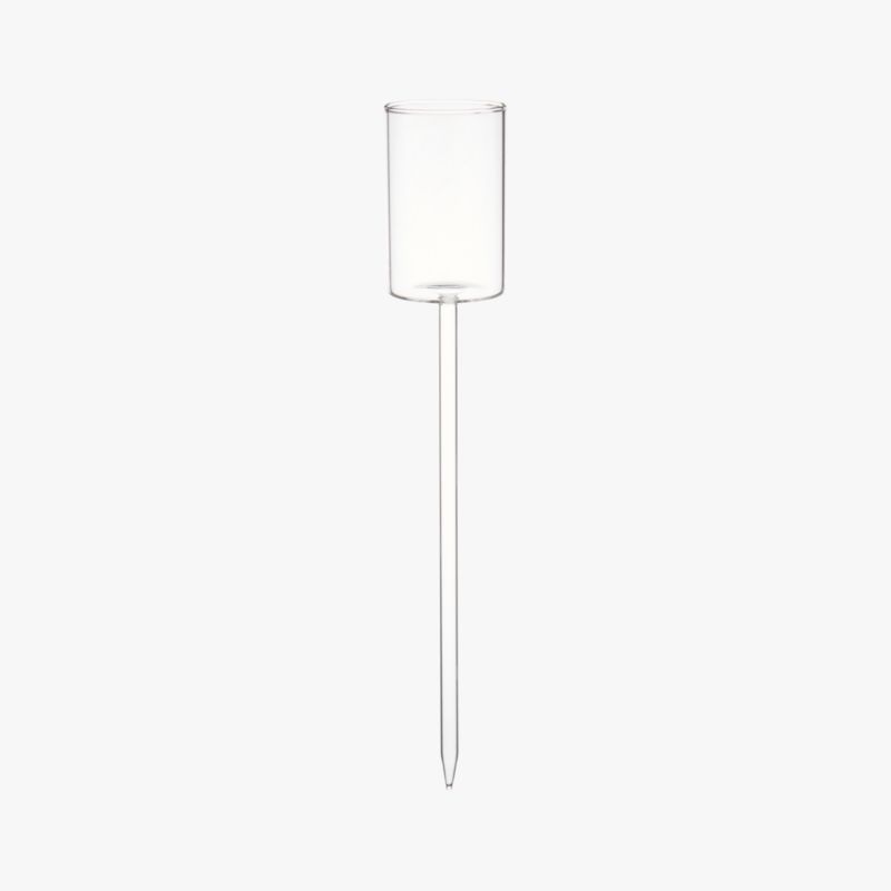 garden stake tea light candle holder CB2