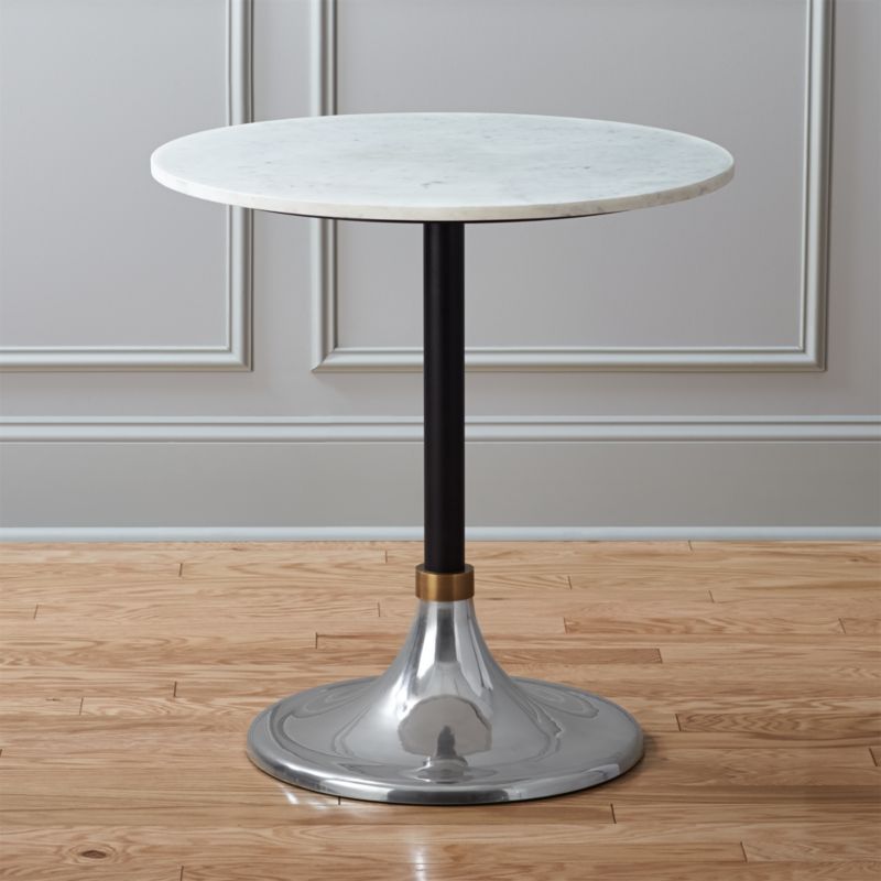 hackney marble cocktail table CB2