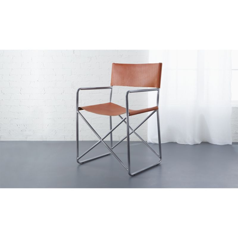 leather director's chair CB2