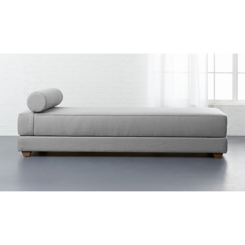 lubi silver grey sleeper daybed CB2