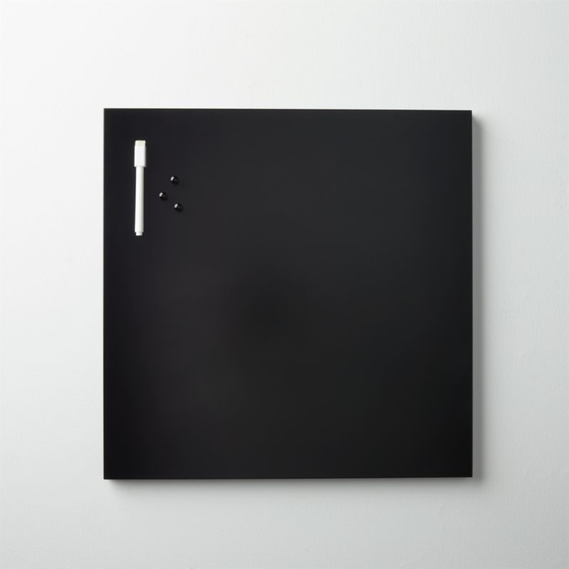 matte black erase board CB2